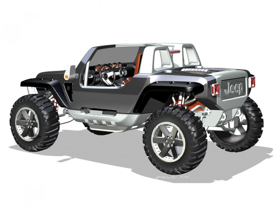  Jeep Hurricane concept 2005 года  (фото 35 из 58)